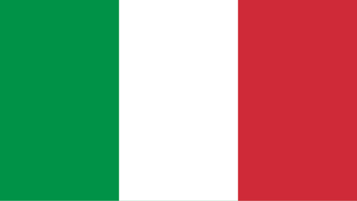 Bandera Italia