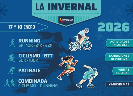 XV Edición de LA INVERNAL 2026 la Carrera Solidaria de MotorLand Aragón
