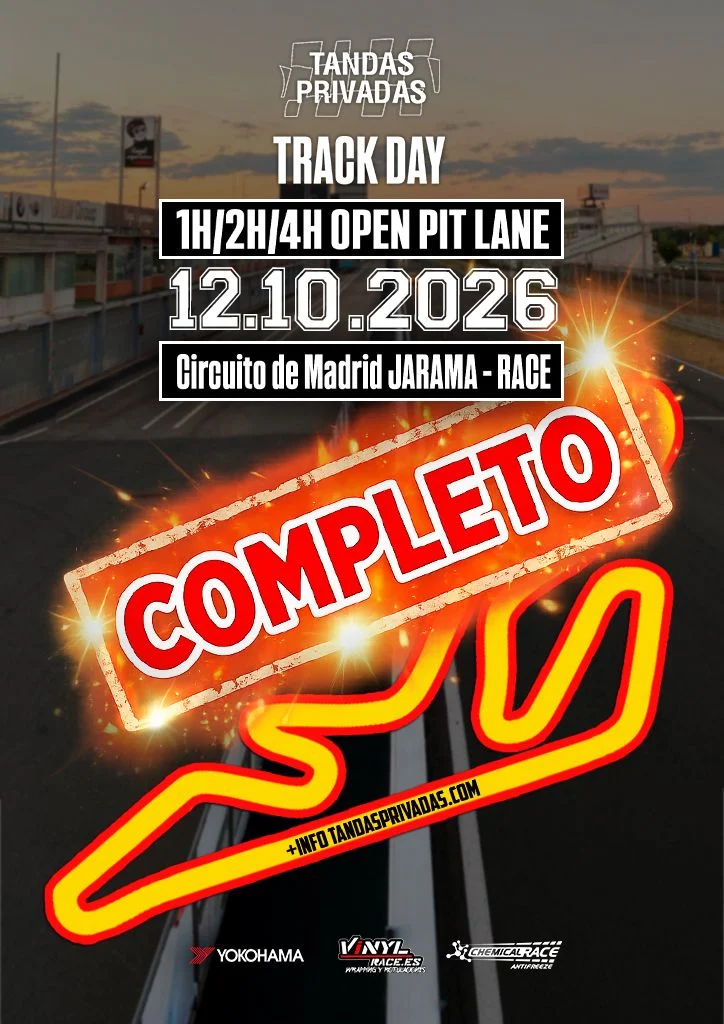 JARAMA…. Tandas Privadas 12.10.2026